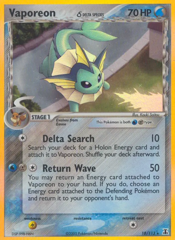 Vaporeon δ, Delta Species #18