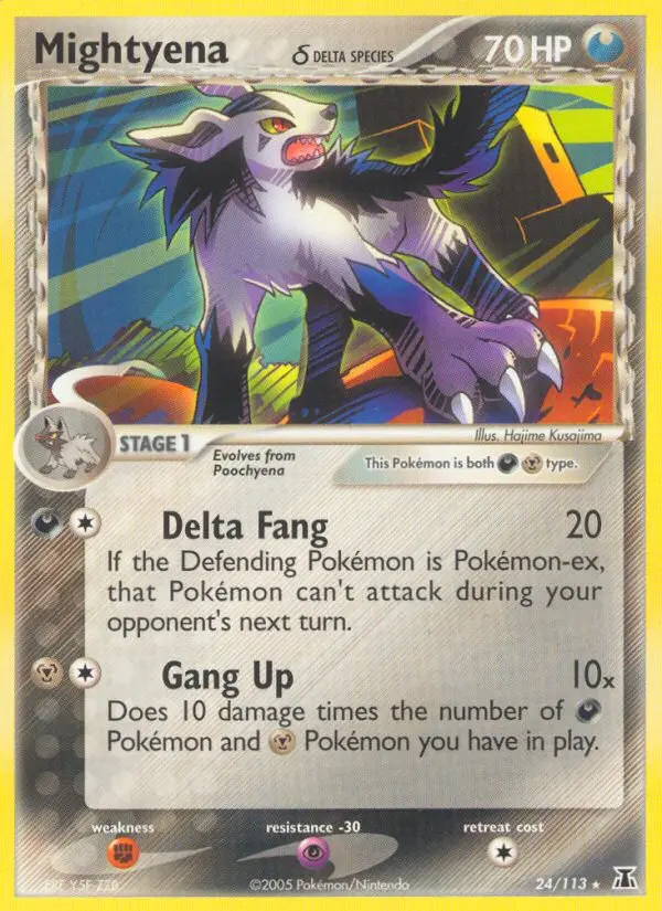 Mightyena δ, Delta Species #24