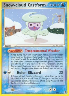 Snow-cloud Castform, Delta Species #29/113
