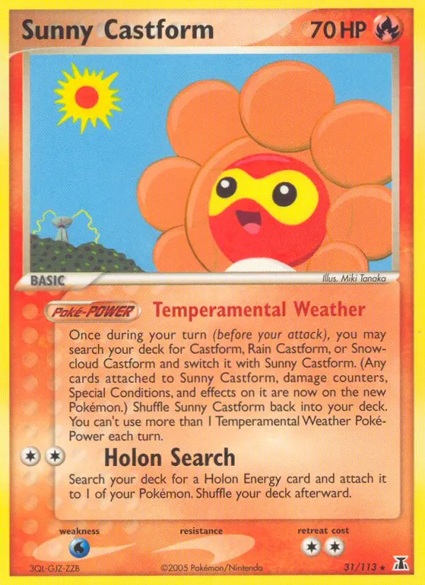 Sunny Castform, Delta Species #31
