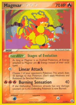 Magmar, Legend Maker #21/92