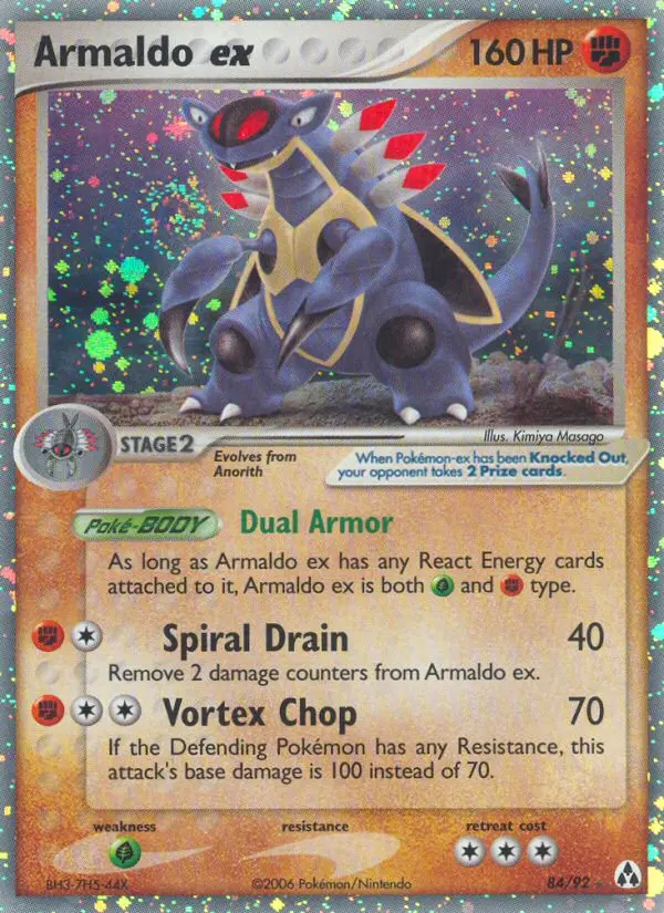 Armaldo ex, Legend Maker #84