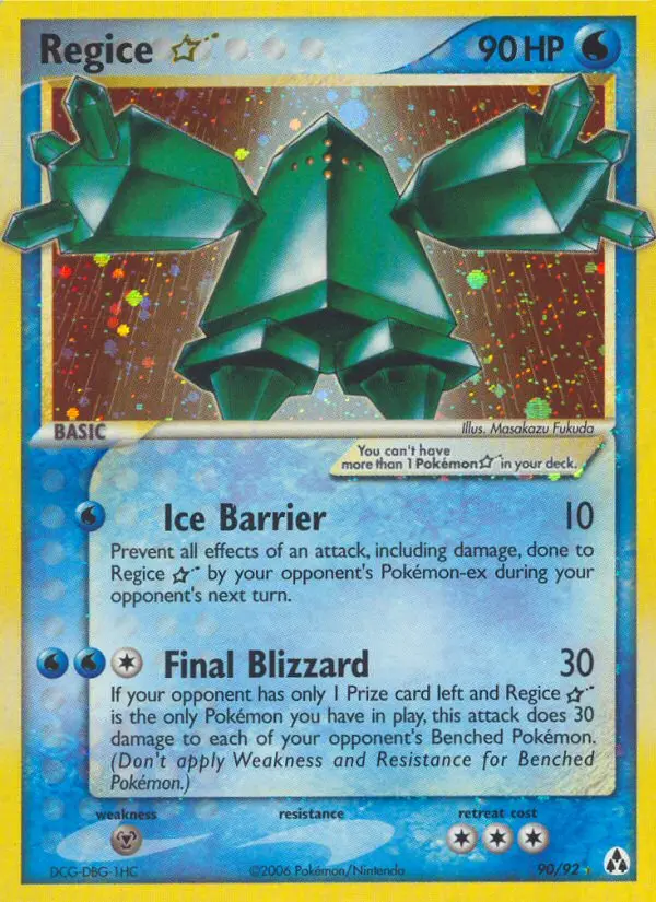 Regice ☆, Legend Maker #90