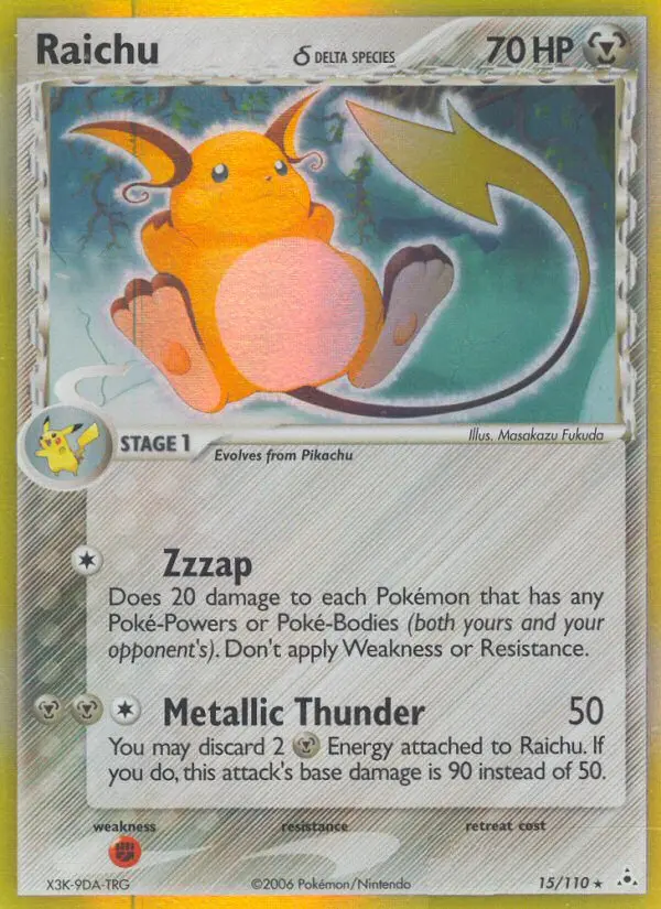 Raichu δ, Holon Phantoms #15