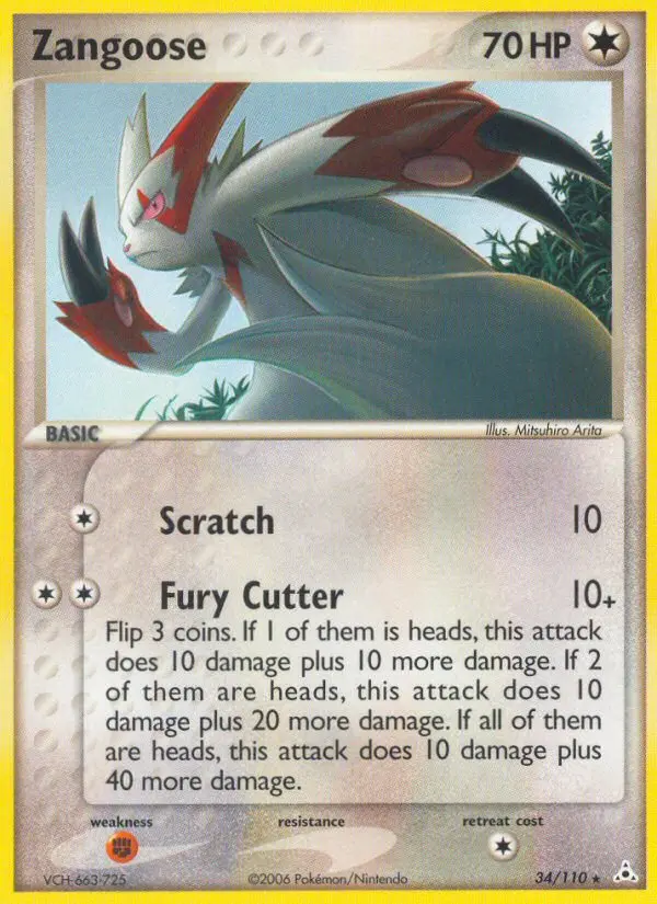 Zangoose, Holon Phantoms #34