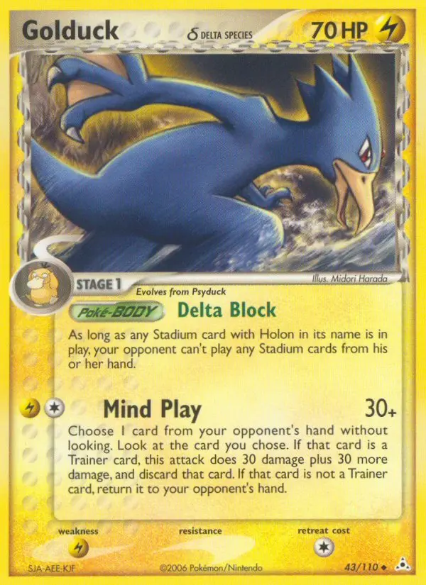 Golduck δ, Holon Phantoms #43