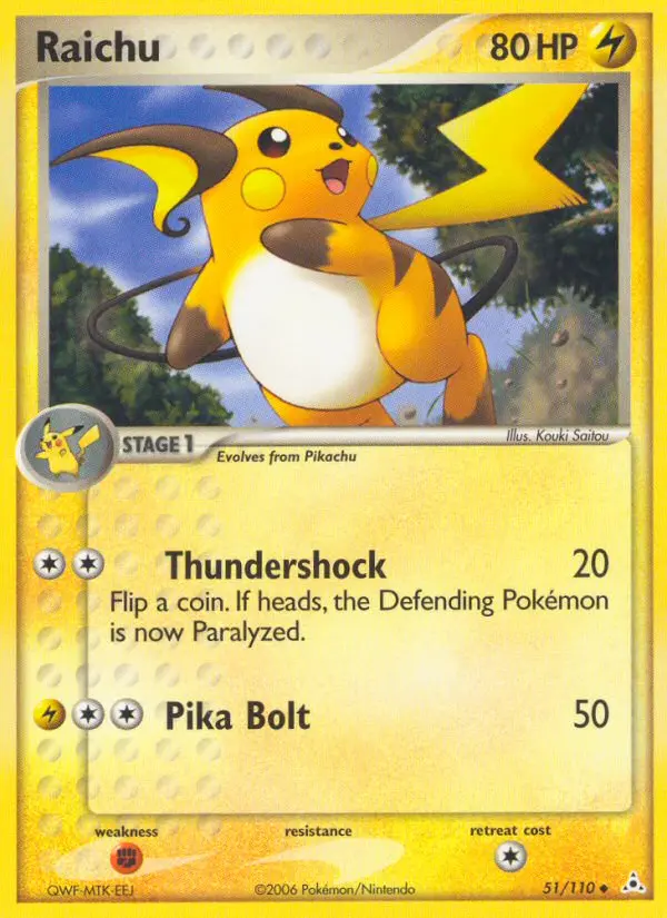 Raichu, Holon Phantoms #51