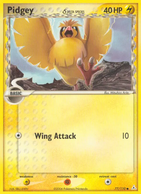 Pidgey δ, Holon Phantoms #77