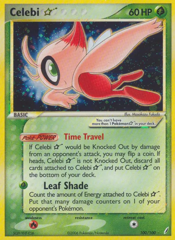 Celebi ☆, Crystal Guardians #100