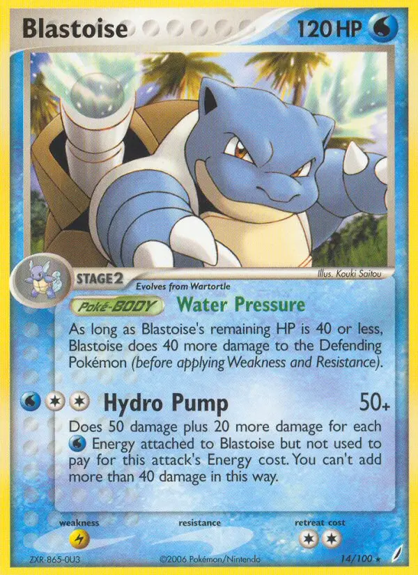 Blastoise, Crystal Guardians #14