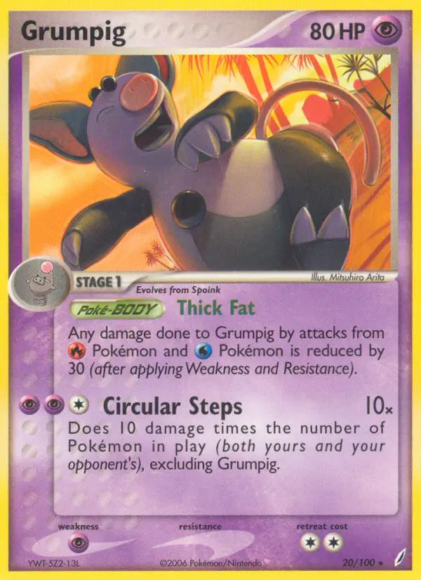 Grumpig, Crystal Guardians #20