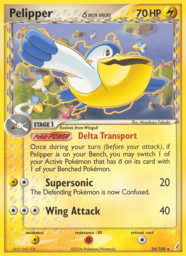 Pelipper δ, Crystal Guardians #26