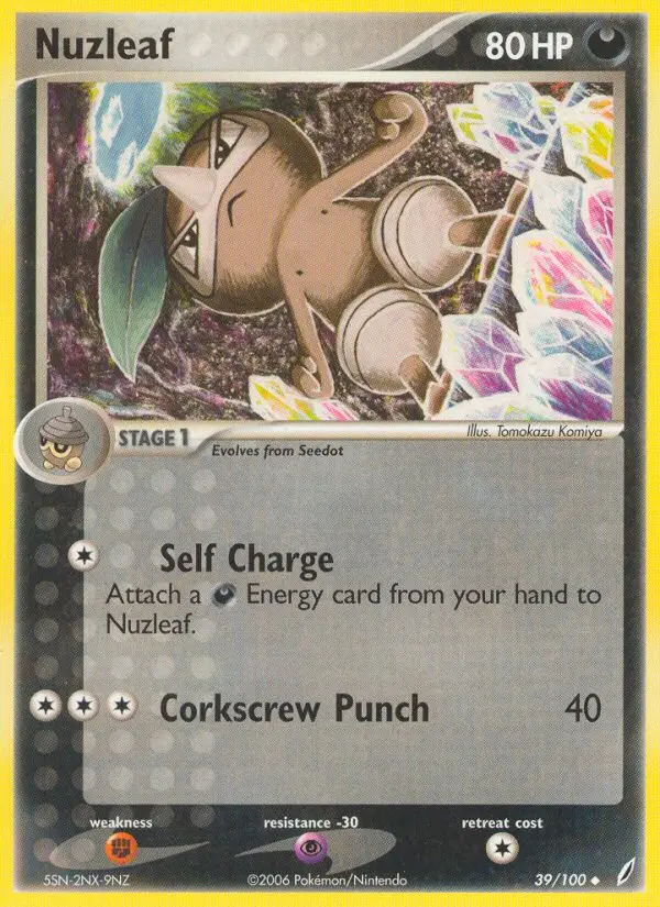 Nuzleaf, Crystal Guardians #39