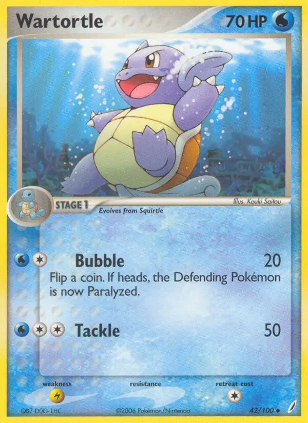 Wartortle, Crystal Guardians #42