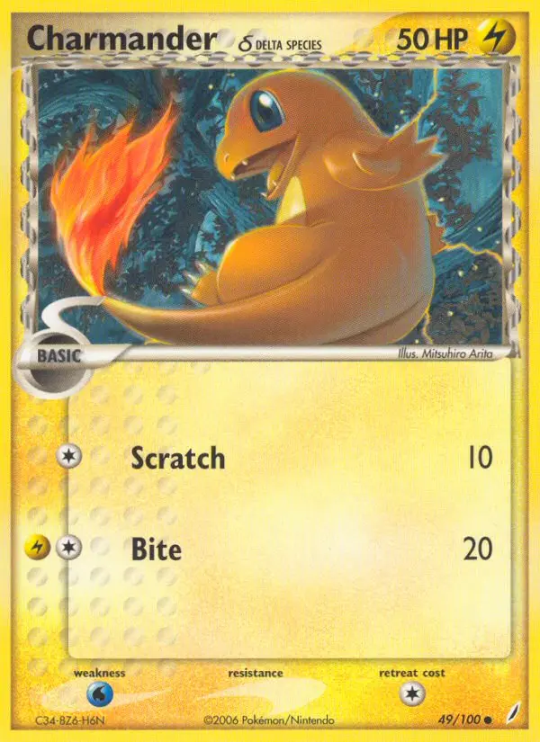 Charmander δ, Crystal Guardians #49