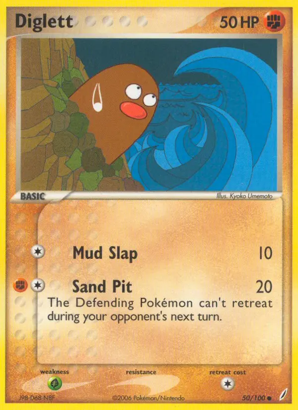 Diglett, Crystal Guardians #50