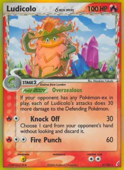 Ludicolo δ, Crystal Guardians #6/100