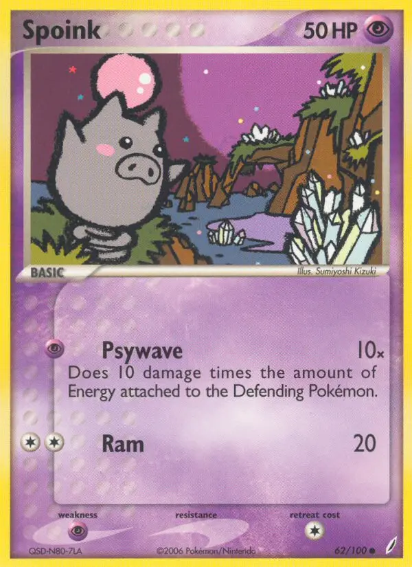 Spoink, Crystal Guardians #62