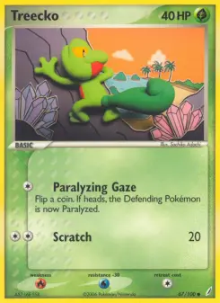 Treecko, Crystal Guardians #67/100