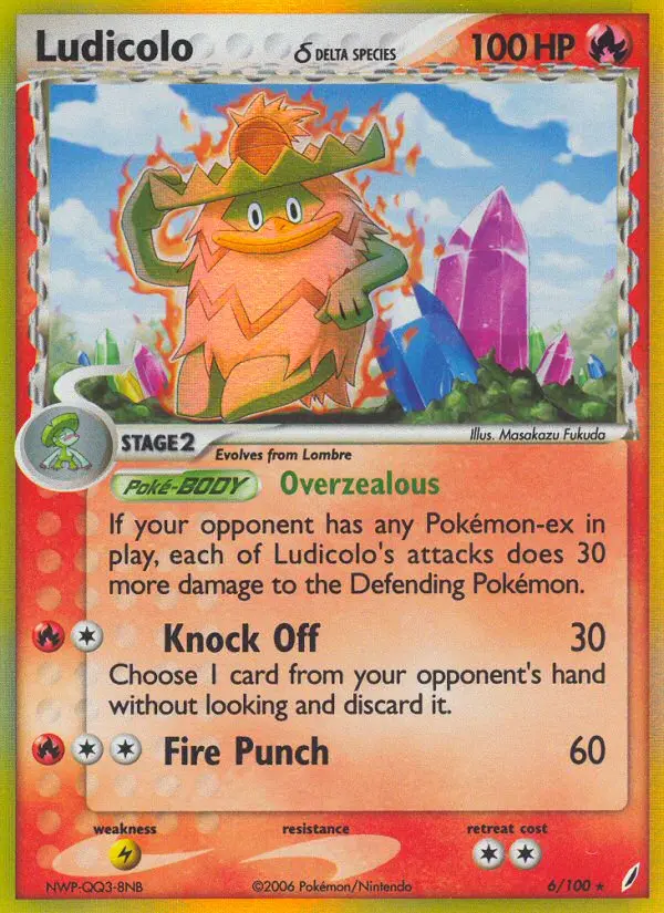 Ludicolo δ, Crystal Guardians #6