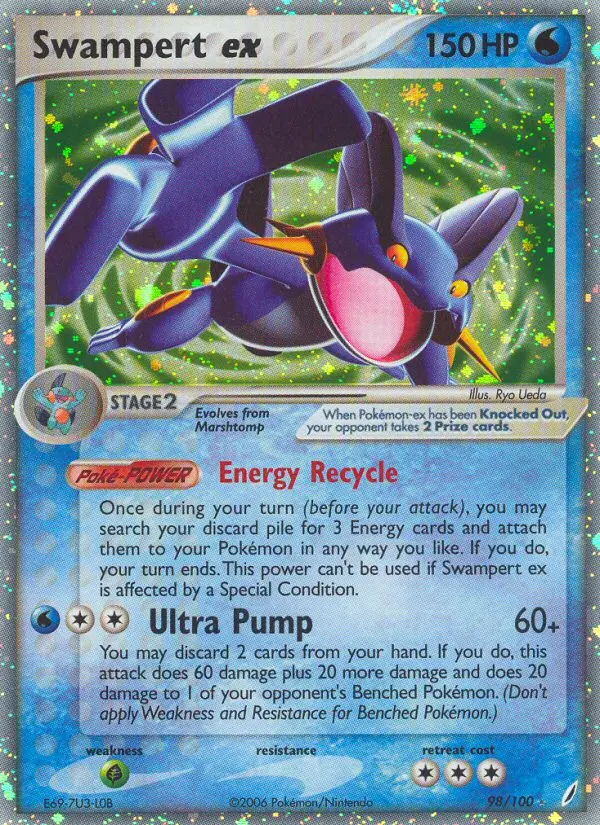 Swampert ex, Crystal Guardians #98
