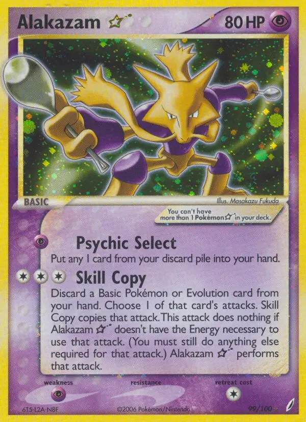 Alakazam ☆, Crystal Guardians #99