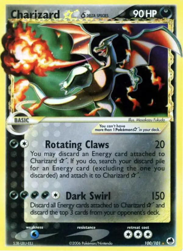 Charizard ☆ δ, Dragon Frontiers #100