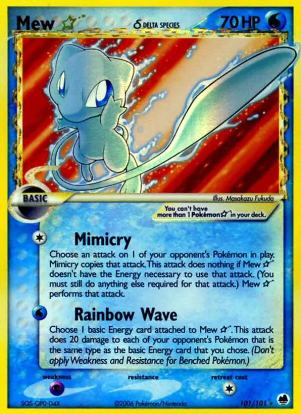 Mew ☆ δ, Dragon Frontiers #101