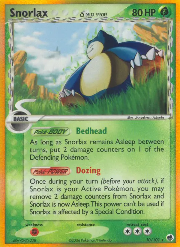 Snorlax δ, Dragon Frontiers #10