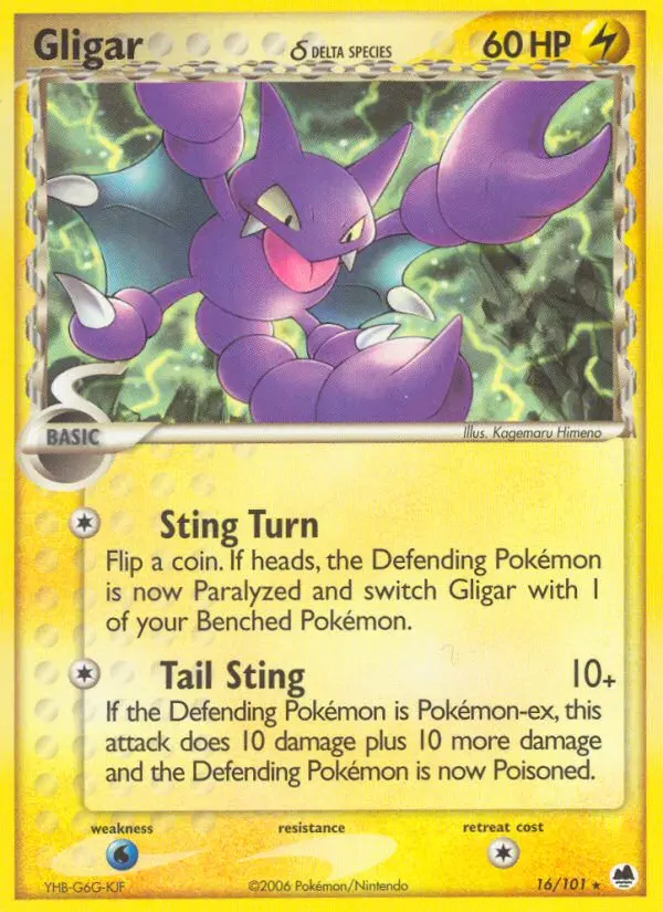 Gligar δ, Dragon Frontiers #16