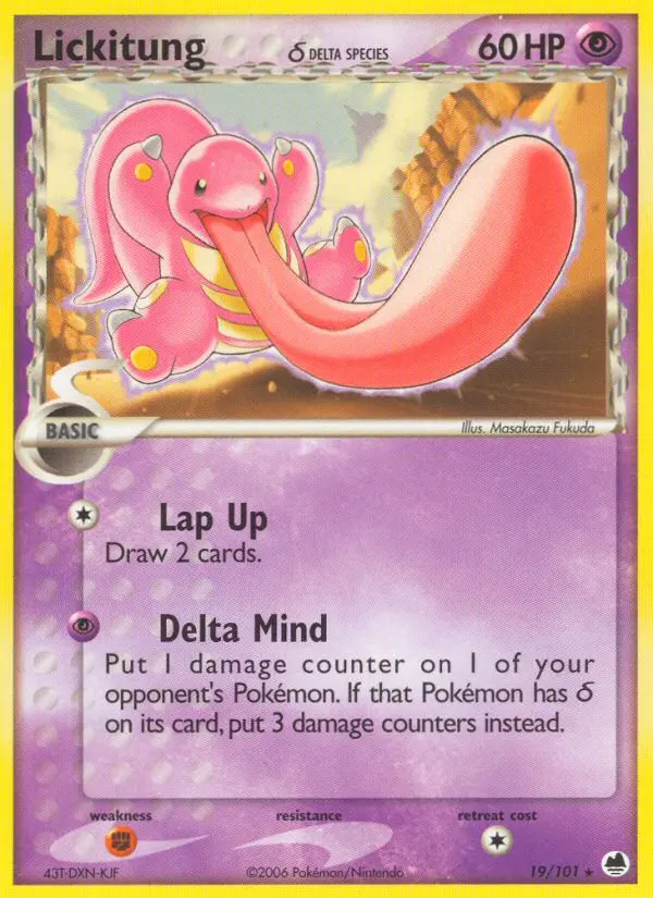 Lickitung δ, Dragon Frontiers #19