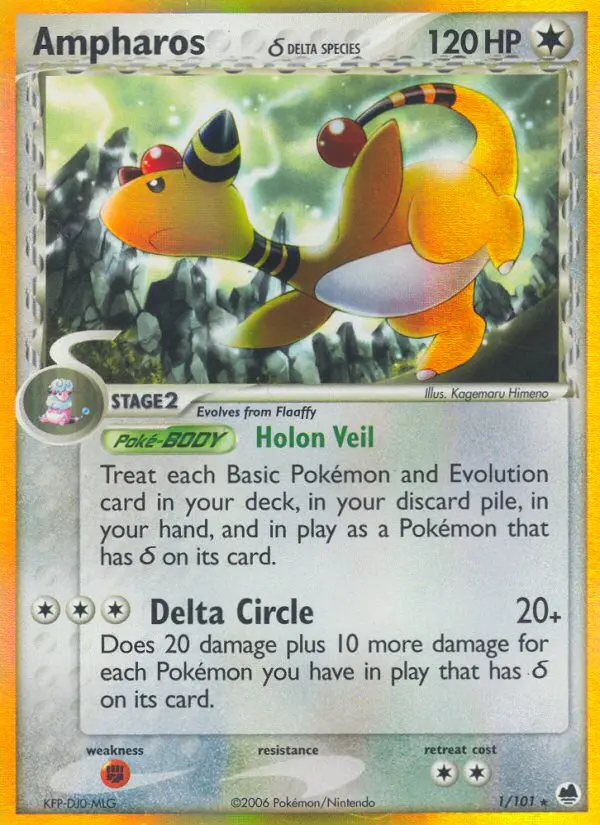 Ampharos δ, Dragon Frontiers #1
