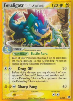 Feraligatr δ, Dragon Frontiers #2/101