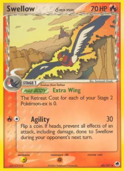 Swellow δ, Dragon Frontiers #40/101