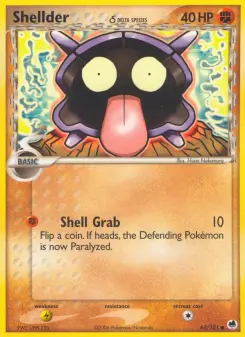 Shellder δ, Dragon Frontiers #63/101