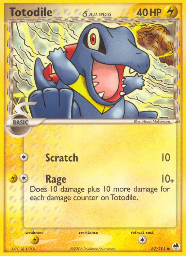 Totodile δ, Dragon Frontiers #67