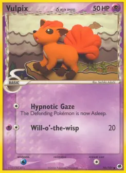 Vulpix δ, Dragon Frontiers #70/101