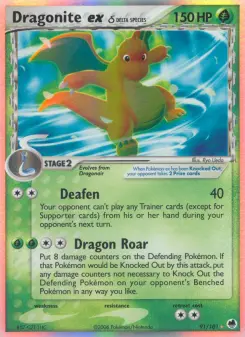 Dragonite ex δ, Dragon Frontiers #91/101