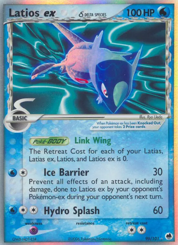 Latios ex δ, Dragon Frontiers #96