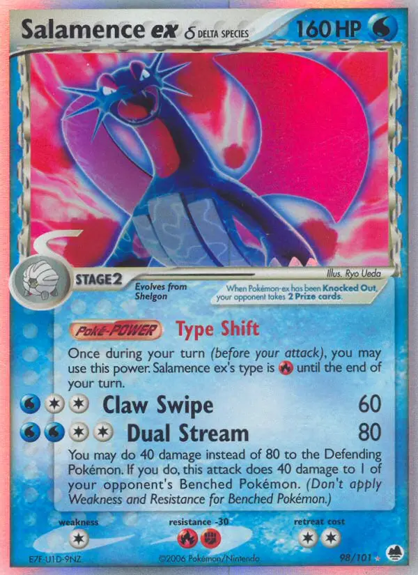 Salamence ex δ, Dragon Frontiers #98