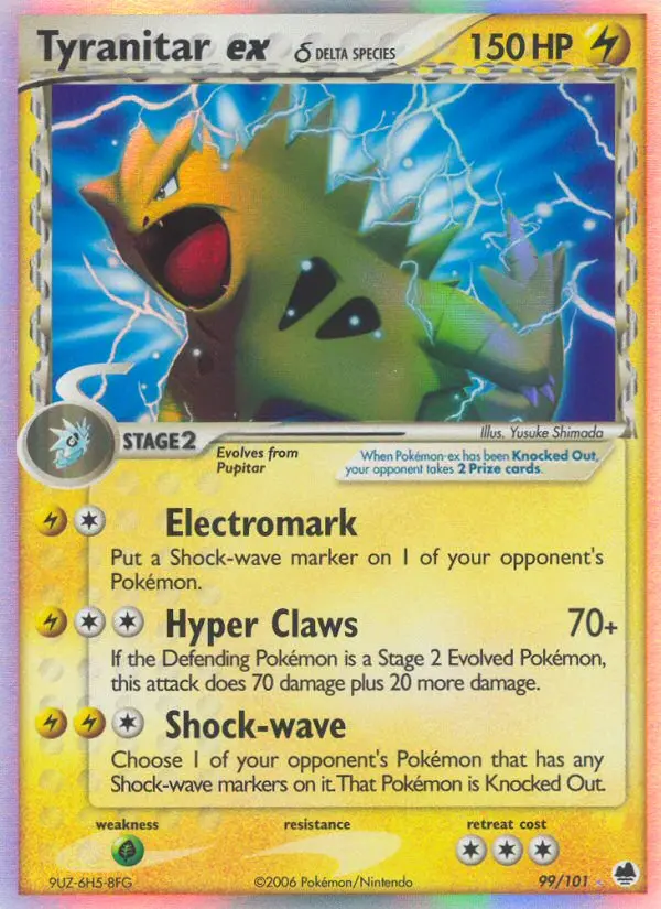 Tyranitar ex δ, Dragon Frontiers #99