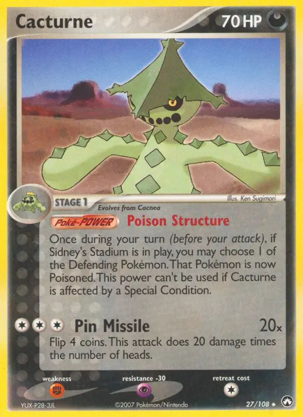 Cacturne, Power Keepers #27