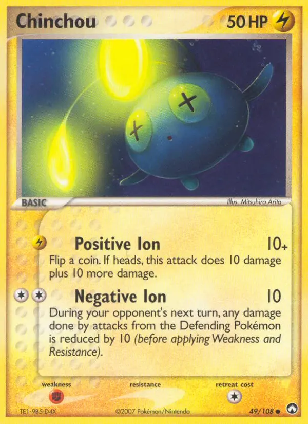 Chinchou, Power Keepers #49