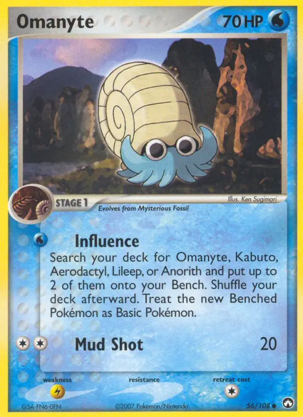 Omanyte, Power Keepers #56