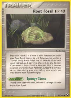 Root Fossil, Power Keepers #86/108
