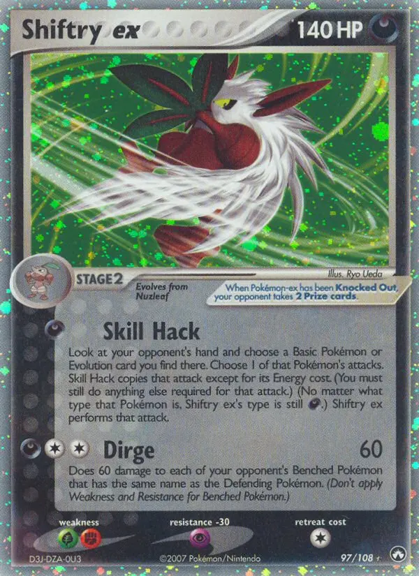 Shiftry ex, Power Keepers #97