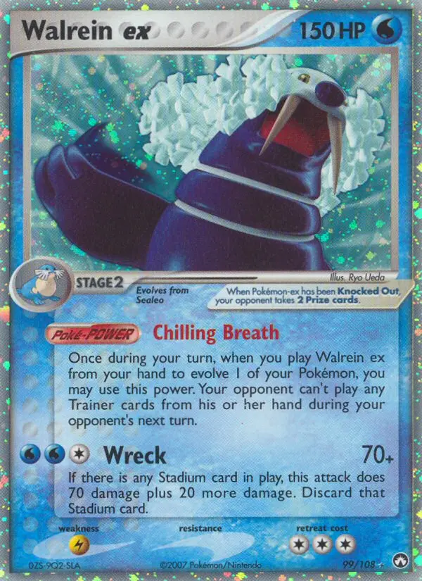 Walrein ex, Power Keepers #99