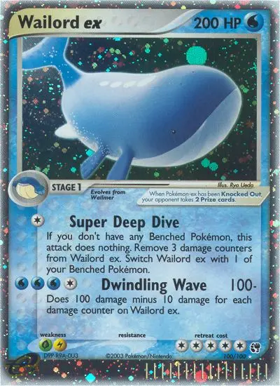 Wailord ex, Sandstorm #100