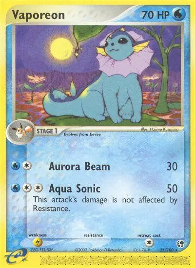 Vaporeon, Sandstorm #25