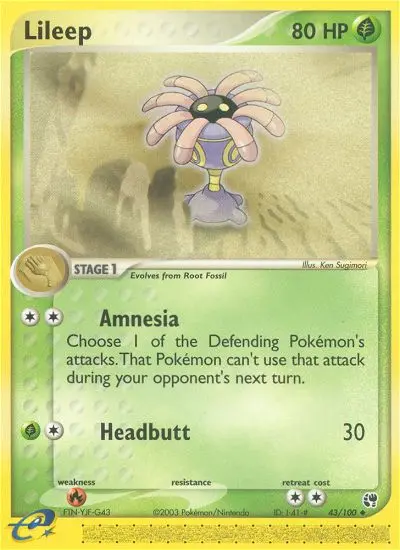Lileep, Sandstorm #43